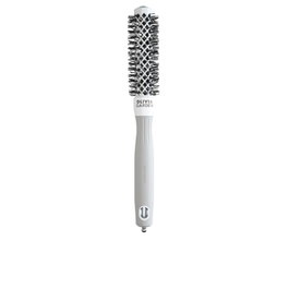 Olivia Garden Cepillo Redondo Profesional Expert Blowout "SHINE" con Tecnología Iónica, Cerámica y Turmalina, 20 mm, Blanco y Gris, 1 unidad
