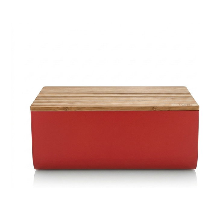Alessi Mattina BG03 R Panera Roja con Tabla de Cortar