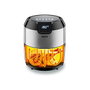 Tefal Easy Fry Deluxe EY401D Freidora de Aire Caliente 4,2L 1500W Negro Acero Inoxidable