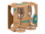 Leknes Set 4 Copas 330 ml Acrílico Transparente 23.5 x 21.5 x 17 cm (Set de 6)