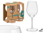 Leknes Set 4 Copas 330 ml Acrílico Transparente 23.5 x 21.5 x 17 cm (Set de 6)