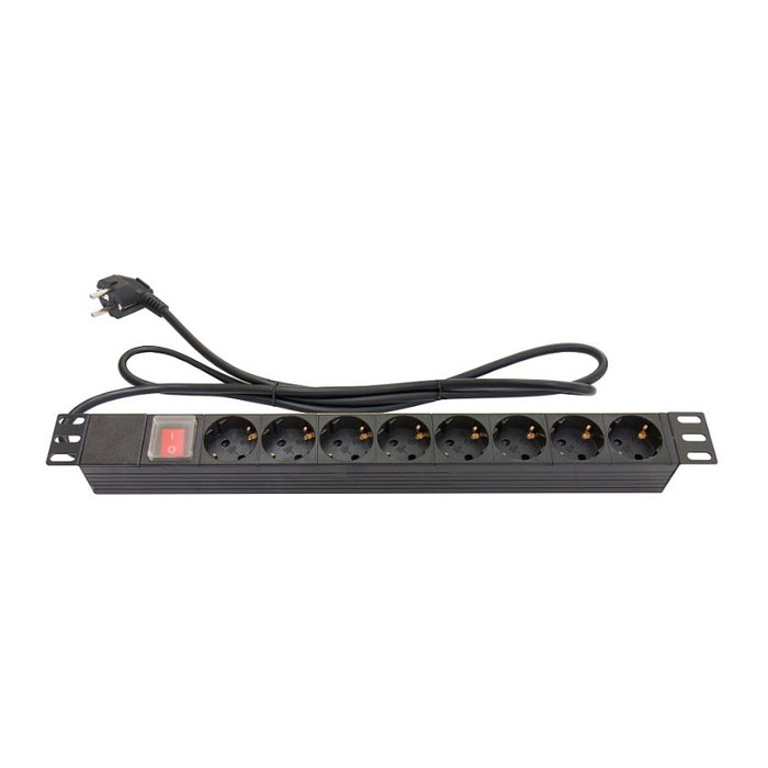 GoodConnections Alcasa GC-N0076 Regleta PDU de 8 salidas, 19 pulgadas GoodConnections Alcasa GC-N0076 Regleta PDU de 8 salidas, 19 pulgadas