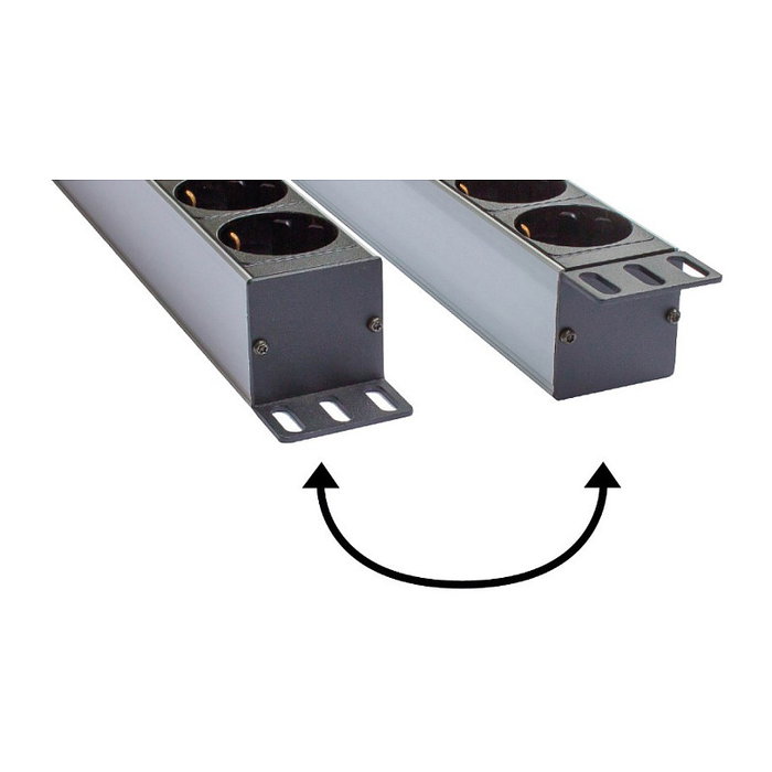 GoodConnections Alcasa GC-N0076 Regleta PDU de 8 salidas, 19 pulgadas GoodConnections Alcasa GC-N0076 Regleta PDU de 8 salidas, 19 pulgadas