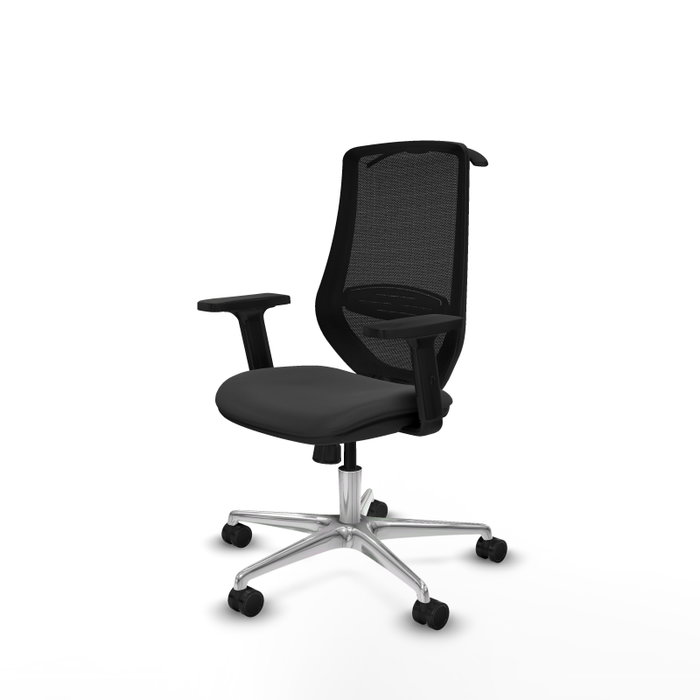 PIQUERAS Y CRESPO Silla de oficina Mardos con mecanismo Sincro Gris oscuro/Negro PIQUERAS Y CRESPO Silla de oficina Mardos con mecanismo Sincro Gris oscuro/Negro