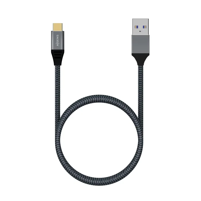 Aisens Cable USB 3.1 Gen2 Aluminio USB-C a USB-A 1.5m Gris