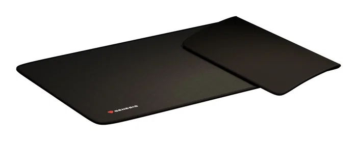 Genesis Alfombrilla de Ratón Gaming Carbon 500 MAXI LOGO, Superficie Speed, Negro, Tamaño XXL 900x450mm, Base Antiderrapante y Resistente al Agua