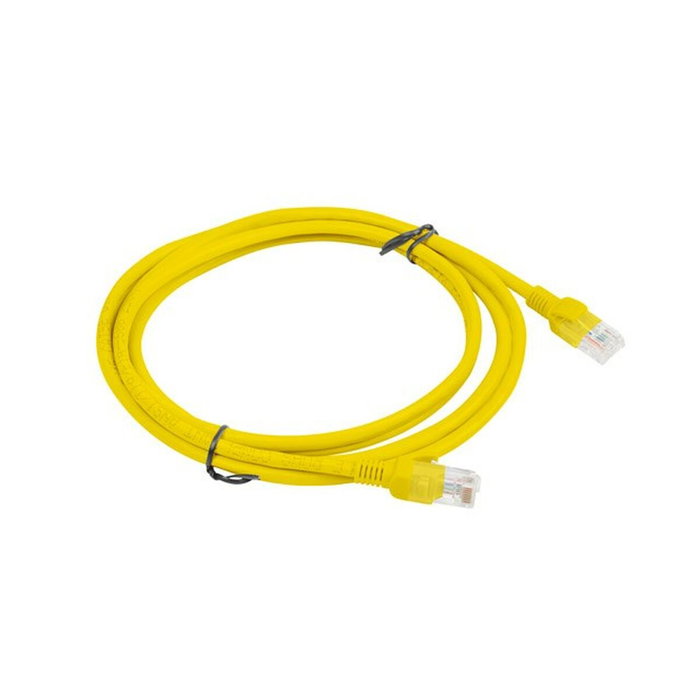 LANBERG Patch cord Cat 5e U/UTP de 2m, Amarillo LANBERG Patch cord Cat 5e U/UTP de 2m, Amarillo