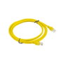 LANBERG Patch cord Cat 5e U/UTP de 2m, Amarillo