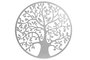 DKD Home Decor Decoración de Pared LED Árbol Blanco 60x60 cm