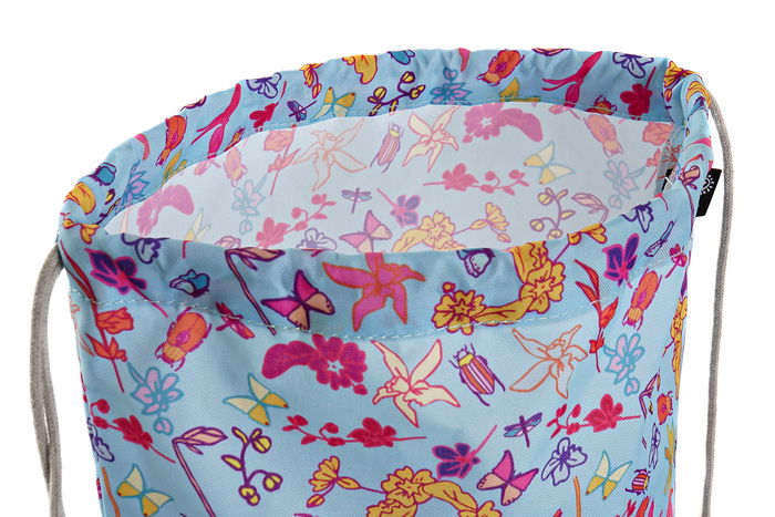 DKD Home Decor Mochila Shabby Azul Negro 12 Unidades 36 x 28 x 1 cm