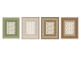 DKD Home Decor Set de Marcos de Fotos 15x20 Surtido de Colores