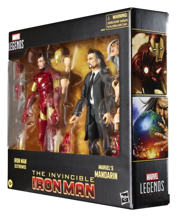 Hasbro Marvel Legends Pack de 2 Figuras Iron Man (Extremis) & Marvel's Mandarin 15 cm