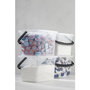 Hermia KARE4LDTRJN4LU Set de 4 Cajas de Almacenaje de Plástico Blancas 16 x 23 x 18 cm