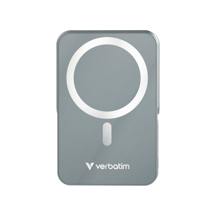 Verbatim Power Bank con base magnética inalámbrica 10000mAh Gris 32268