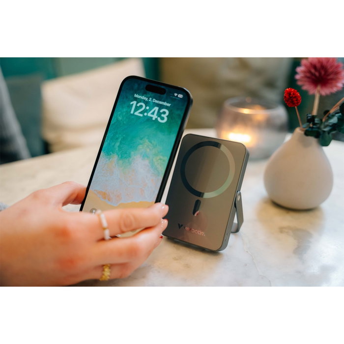 Verbatim Power Bank con base magnética inalámbrica 10000mAh Gris 32268