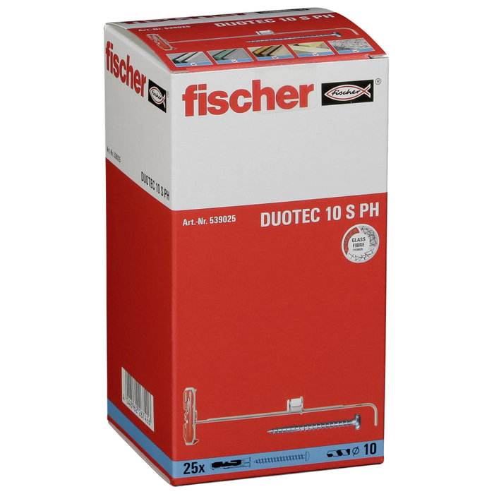 Fischer DUOTEC 10 S PH 25 unidades