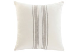 DKD Home Decor Cojín de Lino Blanco Roto 50x50x8 cm