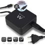 Ewent EW3980 Cargador de Dispositivo Móvil Interior, 65W, USB C, Negro, 3m