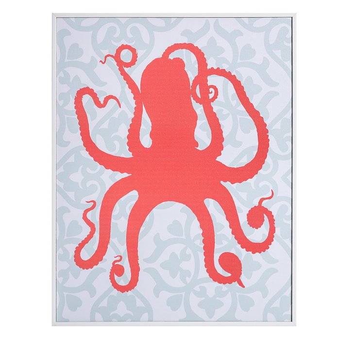 Cuadro Impresión Pulpo 2/M Gris-Rojo 28 X 2 X 36 cm (Set de 2) Cuadro Impresión Pulpo 2/M Gris-Rojo 28 X 2 X 36 cm (Set de 2)