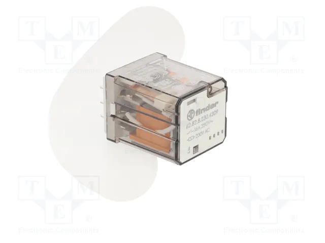 FINDER Relé electromagnético de potencia 230VAC DPST-NO