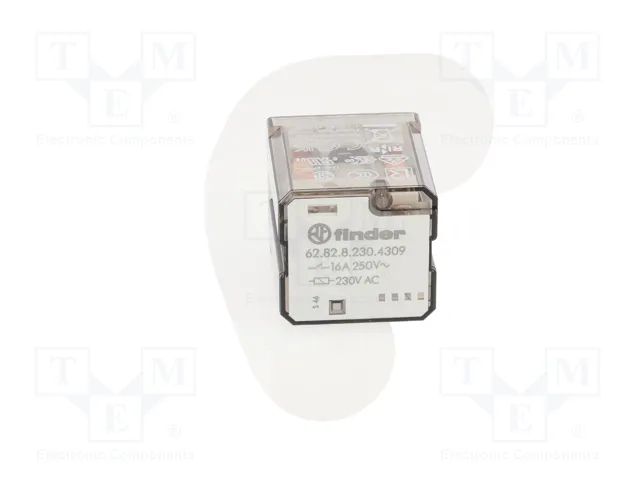 FINDER Relé electromagnético de potencia 230VAC DPST-NO