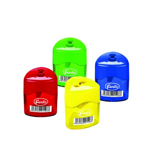 Afilalapiz Forofis Doble Uso Con Deposito Colores Surtidos (Set de 12) Afilalapiz Forofis Doble Uso Con Deposito Colores Surtidos (Set de 12)