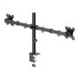 Hama Soporte para 2 Monitores de 13 a 35 pulgadas, Negro