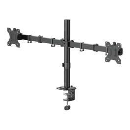 Hama Soporte para 2 Monitores de 13 a 35 pulgadas, Negro