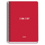 Dohe Agenda Escolar Basic Element A5 Rojo Curso 26-27