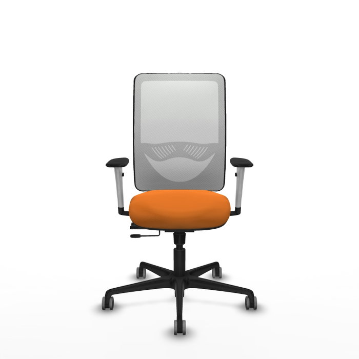 PIQUERAS Y CRESPO Silla de oficina Zulema Naranja y Blanco PIQUERAS Y CRESPO Silla de oficina Zulema Naranja y Blanco