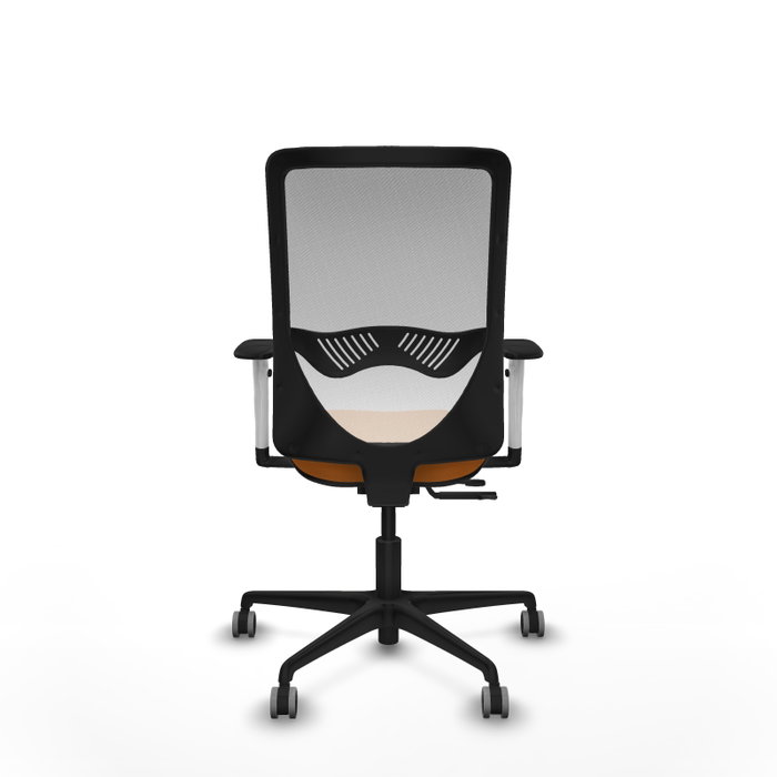 PIQUERAS Y CRESPO Silla de oficina Zulema Naranja y Blanco PIQUERAS Y CRESPO Silla de oficina Zulema Naranja y Blanco