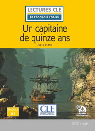 CLE-ANAYA Un capitaine de 15 ans - Niveau 1; A1 - Livre + Audio téléchargeable
