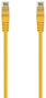 Aisens Cable de Red Latiguillo RJ45 LSZH Cat.6a 500 MHz UTP AWG24 Amarillo 0.5m