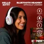 Konix Auriculares Inalámbricos Bluetooth 5.3 Hello Kitty, 30h Batería, Blanco y Rosa, PC Smartphone Tablet