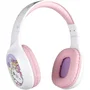 Konix Auriculares Inalámbricos Bluetooth 5.3 Hello Kitty, 30h Batería, Blanco y Rosa, PC Smartphone Tablet