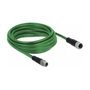 DeLOCK Cable de red M12 4 pin D-codificado con revestimiento TPU 5 m