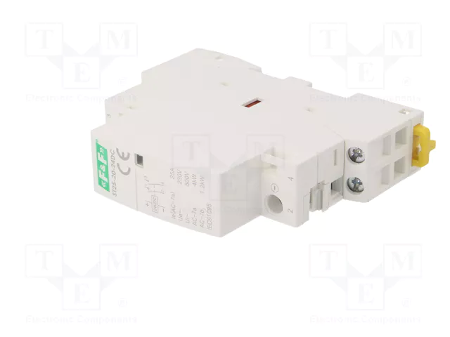 F&F Contactor de Instalación Modular 25A 24VDC 2-polar