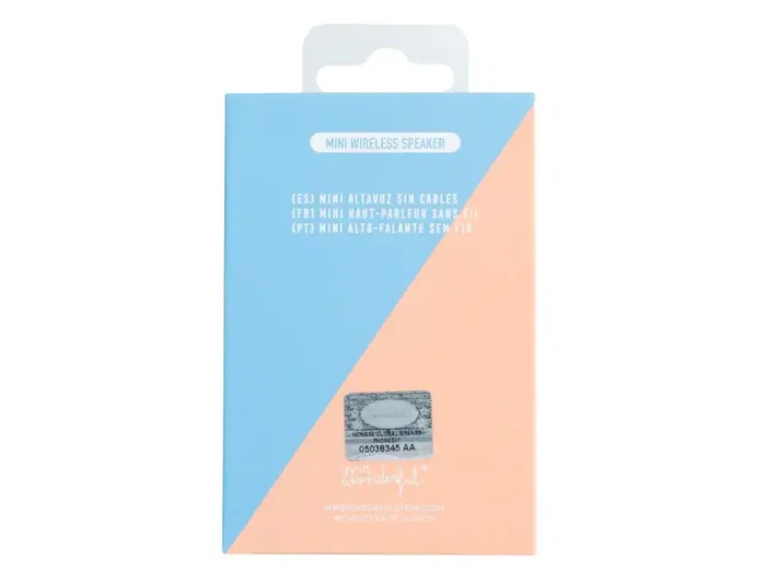 Mr. Wonderful - Altavoz Portátil Inalámbrico Mini, Diseño Margaritas, 80x60x80 mm, Sonido Potente y Claro, Conexión Bluetooth para Smartphone Mr. Wonderful - Altavoz Portátil Inalámbrico Mini, Diseño Margaritas, 80x60x80 mm, Sonido Potente y Claro, Conexión Bluetooth para Smartphone