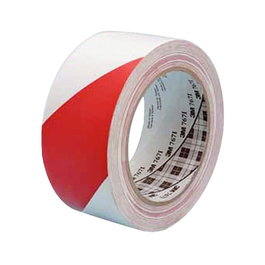 3M Cinta Marcar Suelo Blanco/Rojo 50Mmx33M