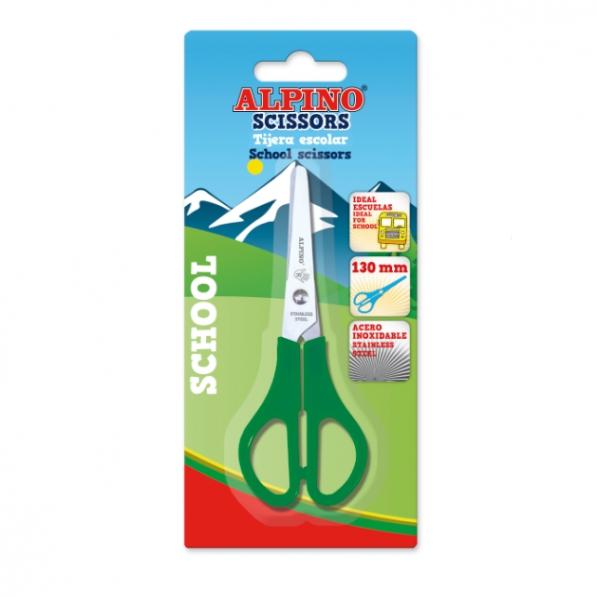 Alpino Tijeras School 13cm Colores Surtidos Alpino Tijeras School 13cm Colores Surtidos