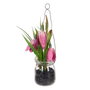 Ixia Planta Rosa Artificial Decoración 7 x 7 x 20 cm