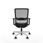 PIQUERAS Y CRESPO Silla de oficina Haches Gris con mecanismo Sincro/Traslack
