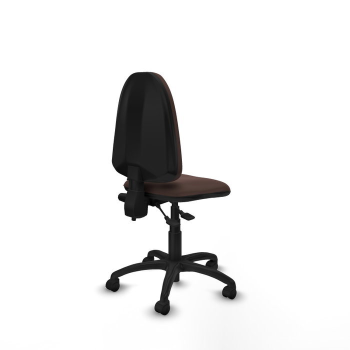 PIQUERAS Y CRESPO Silla de oficina Aýna Marrón oscuro sin brazos PIQUERAS Y CRESPO Silla de oficina Aýna Marrón oscuro sin brazos