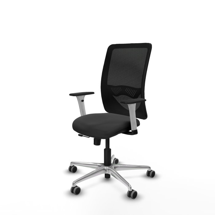 PIQUERAS Y CRESPO Silla de oficina Zulema Gris oscuro y Negro PIQUERAS Y CRESPO Silla de oficina Zulema Gris oscuro y Negro