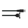 Kabelmeister Extensión USB 2.0 Tipo A de 2m, Negro