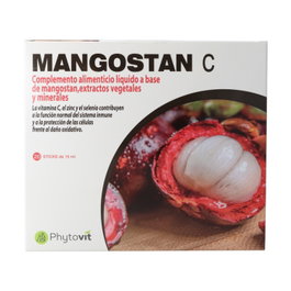 Phytovit Mangostán C 20 viales. Antioxidante y antitrombótico.