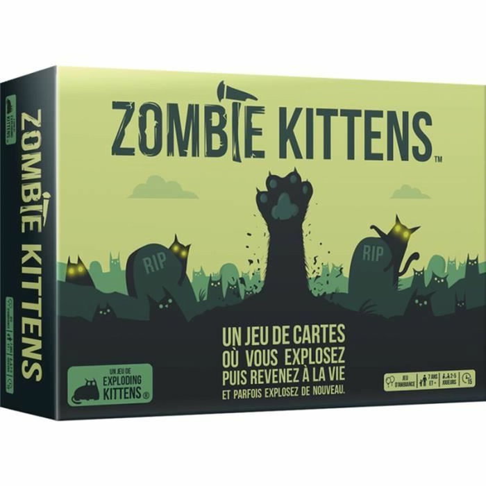 Asmodee Gatitos explosivos: gatitos zombies Asmodee Gatitos explosivos: gatitos zombies