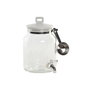 DKD Home Decor Dispensador de Jabón Colada de Cristal 3L