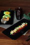 Hermia ST032002F650A000000MAKYK00 Juego de Platos de Servicio 2 Piezas Cerámica Negro 33 cm
