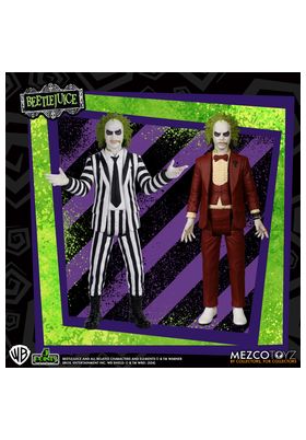 Mezco Toyz Figura Beetlejuice Striped Suit 9,5 cm 5 Points